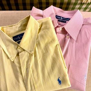 Short sleeve seersucker Polo by Ralph Lauren shirts